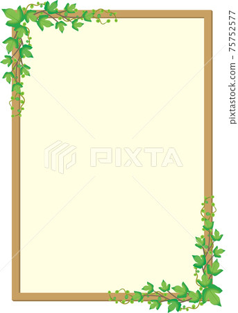 Green decorative frame 75752577