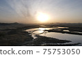 Sunrise over the bridge of the microbes 75753050