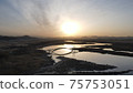 Sunrise over the bridge of the microbes 75753051