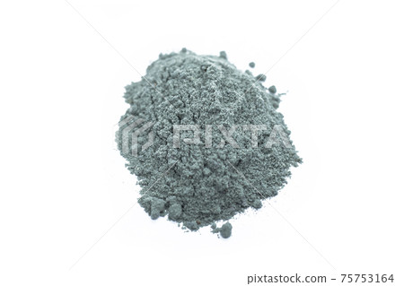 Piles of color powder for Indian Holi festival on white background. Piles of color powder for Indian Holi festival on white background. 75753164
