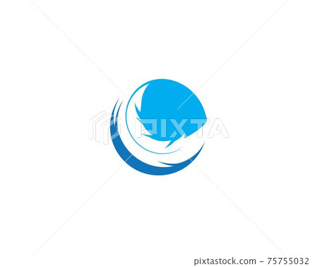 feather logo vector 75755032