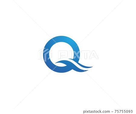 Q letter logo template 75755093