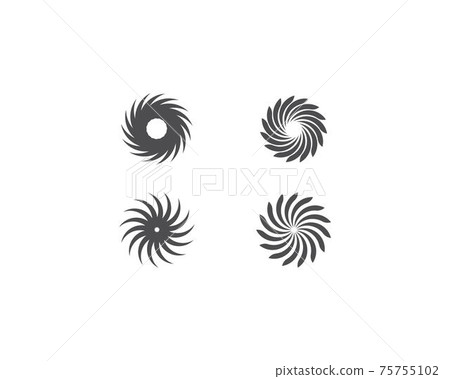 vortex, wave and spiral icon vortex, wave and spiral icon 75755102