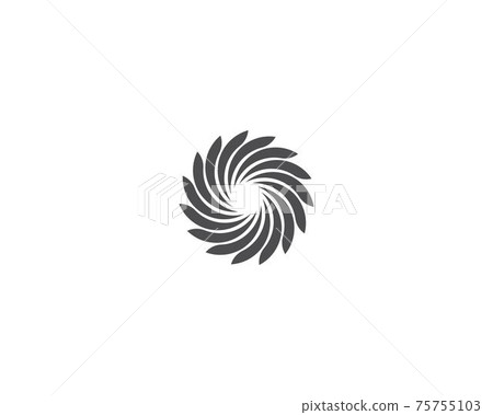 vortex, wave and spiral icon vortex, wave and spiral icon 75755103