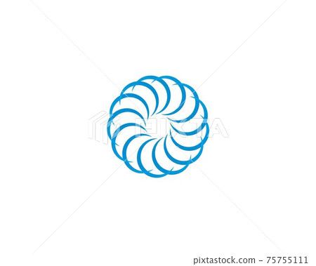 vortex and spiral icon 75755111