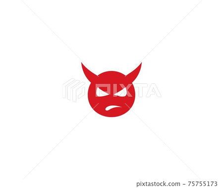 Devil logo vector 75755173