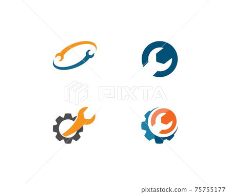 Service tool logo vector 75755177