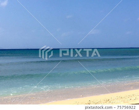 鮮綠色 海 大海 75756922