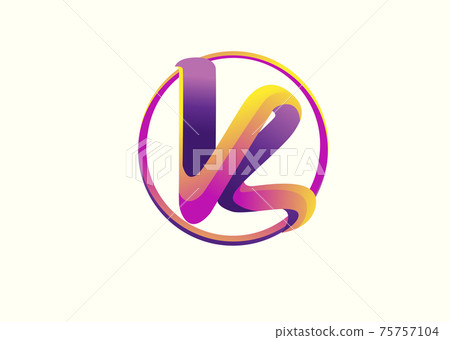 colorful initial letter K logo vector template strong and memorable design illustration colorful initial letter K logo vector template strong and memorable design illustration 75757104