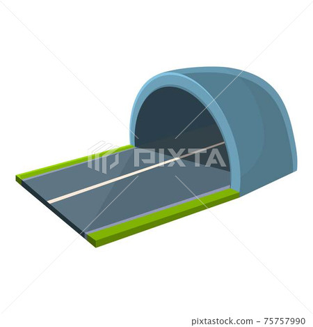 Arch tunnel icon, cartoon style Arch tunnel icon, cartoon style 75757990