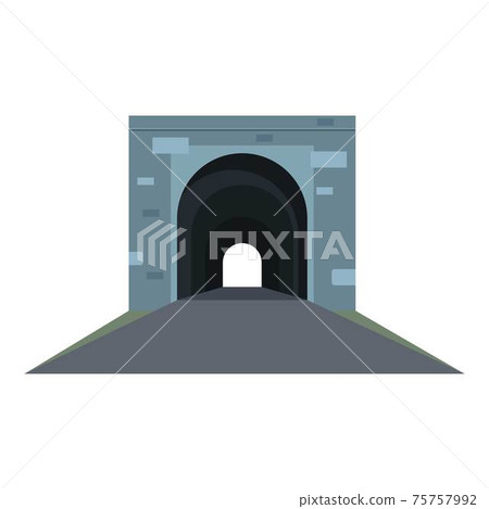 Metro tunnel icon, cartoon style Metro tunnel icon, cartoon style 75757992