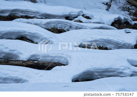 Big snow, Ilanovska valley, Low Tatras, Slovakia Big snow, Ilanovska valley, Low Tatras, Slovakia 75758147