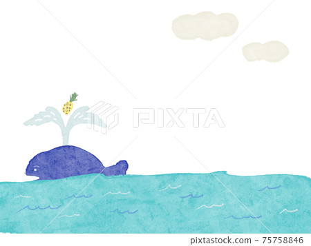 夏鯨背景 75758846