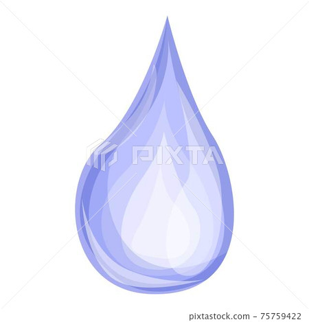 Burning gas flame icon, cartoon style 75759422