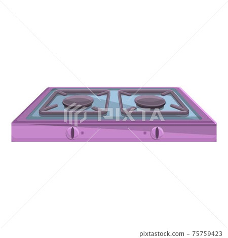 Classic gas stove icon, cartoon style Classic gas stove icon, cartoon style 75759423