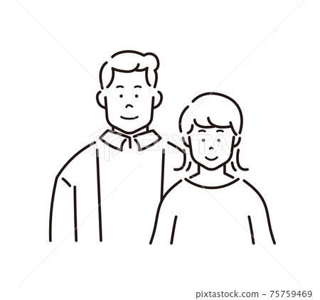 Person Upper body couple Couple partner 75759469