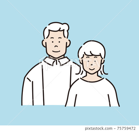 Person Upper body couple Couple partner 75759472