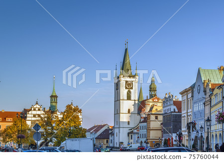 main square in Litomerice, Czech republic 75760044