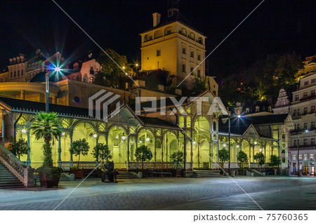 Market Colonnade,Karlovy Vary; Czech republic 75760365