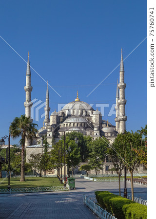 view of Sultan Ahmed Mosque, Istanbul view of Sultan Ahmed Mosque, Istanbul 75760741