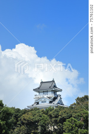 Oyama Castle in summer Oyama Castle in summer 75761102