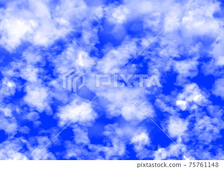 Cloud background (blue sky and clouds) 75761148