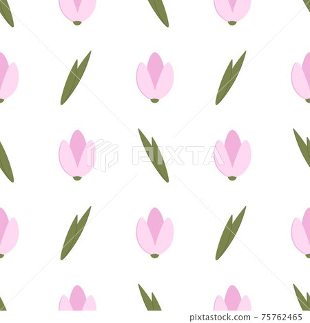 Delicate floral pattern. Elegant light pattern. Textile and fabric design 75762465