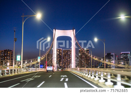 《Tokyo》 Traffic image ・ Shuto Expressway at night 《Tokyo》 Traffic image ・ Shuto Expressway at night 75762885