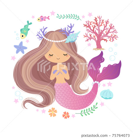 Beautiful fish 雙 hand holding chest, prayer-like 樣子 75764073