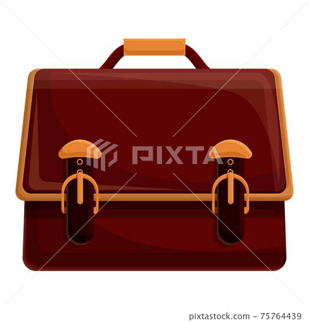Fashion briefcase icon, cartoon style Fashion briefcase icon, cartoon style 75764439