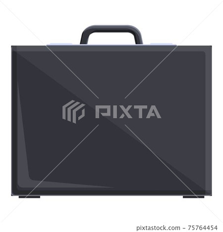 Baggage briefcase icon, cartoon style - Stock Illustration [75764454 ...