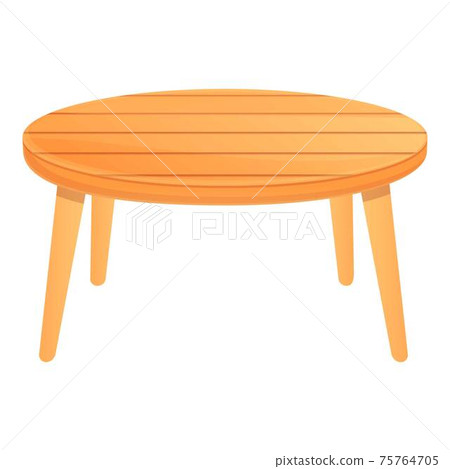 Modern table icon, cartoon style Modern table icon, cartoon style 75764705