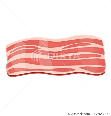 Bacon breakfast icon, cartoon style 75765283