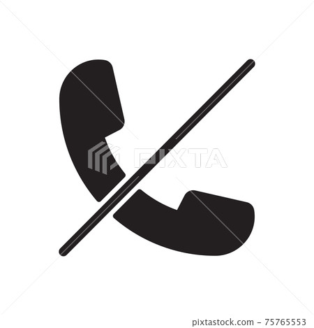 no phones, block call, contact phone communication icon vector for graphic design, logo, web site, social media, mobile app, ui illustration no phones, block call, contact phone communication icon vector for graphic design, logo, web site, social media, mobile app, ui illustration 75765553