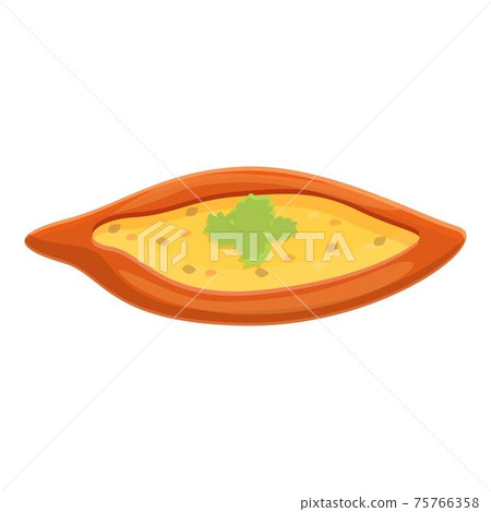 Turkish soup icon, cartoon style 75766358