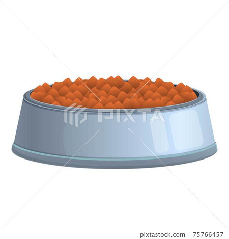 Cookie dog food icon, cartoon style 75766457