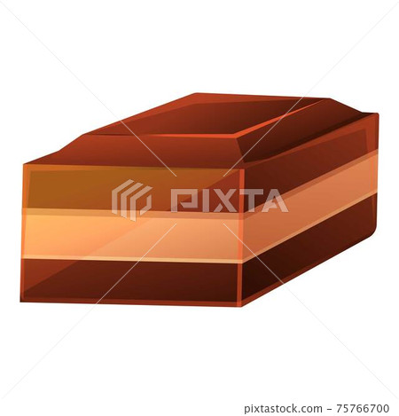 Chocolate sandwich icon, cartoon style Chocolate sandwich icon, cartoon style 75766700