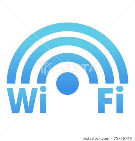 Wifi zone icon, cartoon style 75766748