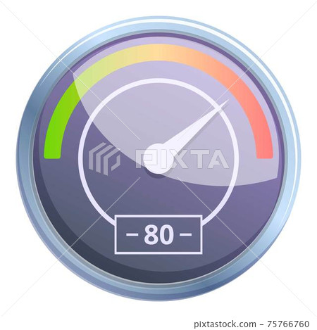 Internet speed digital icon, cartoon style Internet speed digital icon, cartoon style 75766760