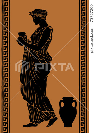 Vector Greek women. Vector Greek women. 75767200