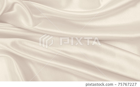 Smooth elegant golden silk or satin luxury cloth texture as wedding background. Luxurious background design. In Sepia toned. Retro style 75767227