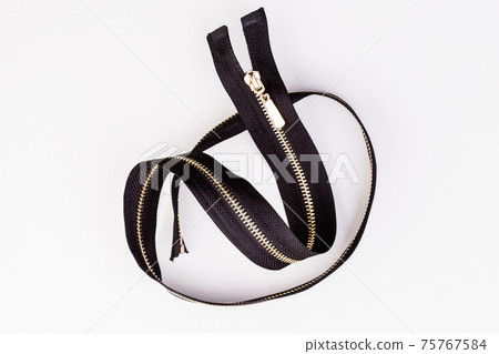 zipper isolated on white zipper isolated on white 75767584