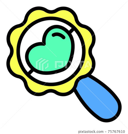 Baby rattle icon, outline style 75767610