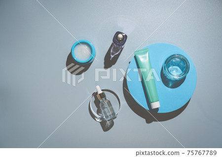 Bottles with serum or oil Bottles with serum or oil 75767789
