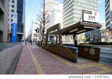 Toei Subway Oedo Line Takaracho Station Toei Subway Oedo Line Takaracho Station 75767831