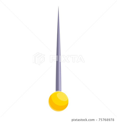 Ball needle icon, cartoon style Ball needle icon, cartoon style 75768978