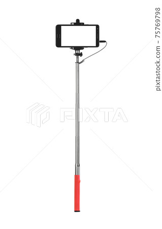 Smartphone with selfie stick 75769798