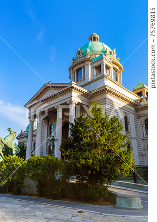 Parliament of Serbia in Belgrade 75769815