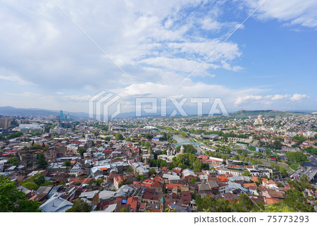 Georgia Tbilisi cityscape 75773293
