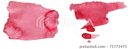 Abstract watercolor brush strokes painted background. Texture paper. Vector illustration. 75773475